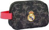 Safta Real Madrid Travel Toiletry Bag, Black, 22 Cm