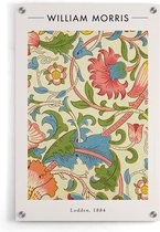 Walljar - William Morris - Lodden - Muurdecoratie - Plexiglas schilderij