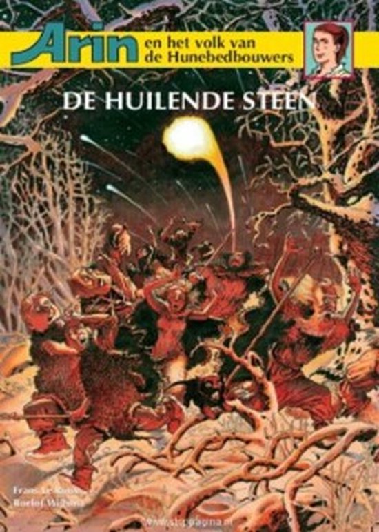 Cover van het boek 'Arin en het volk van de Hunebedbouwers / 2 De huilende steen' van Roelof Wijtsma