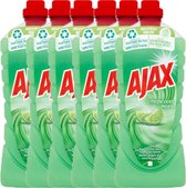 Ajax Limoen Allesreiniger - 6 x 1.25 l