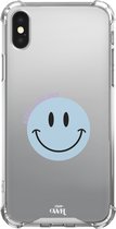 xoxo Wildhearts case voor iPhone XS Max - Smiley Blue - xoxo Wildhearts Mirror Cases