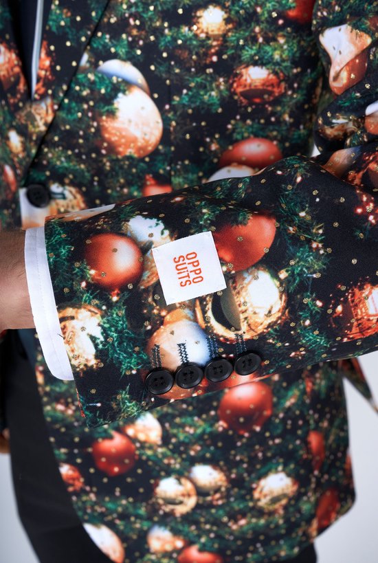 OppoSuits Shine Pine - Costume homme - Costume de Noël - Noël - Taille EU 48
