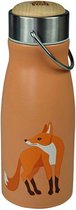 ApolloX drinkbeker Fox 300 ml RVS oranje/zilver