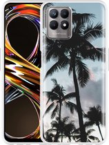 Realme 8i Hoesje Palmtrees - Designed by Cazy