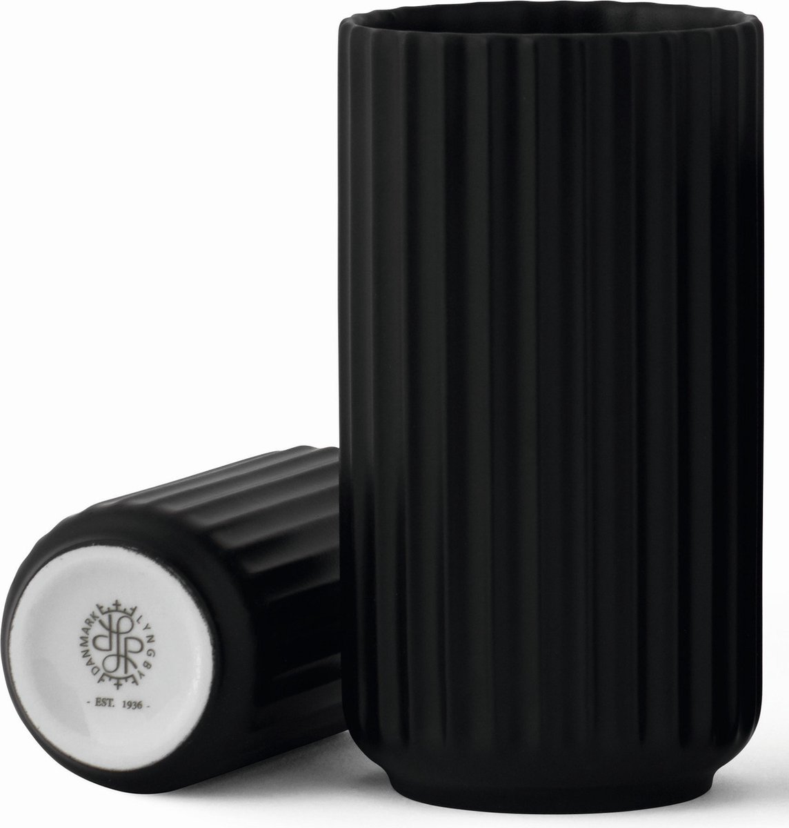 Lingby vaas 15cm black mat