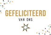 Kaart - Daisy - Gefeliciteerd van ons - DSY019