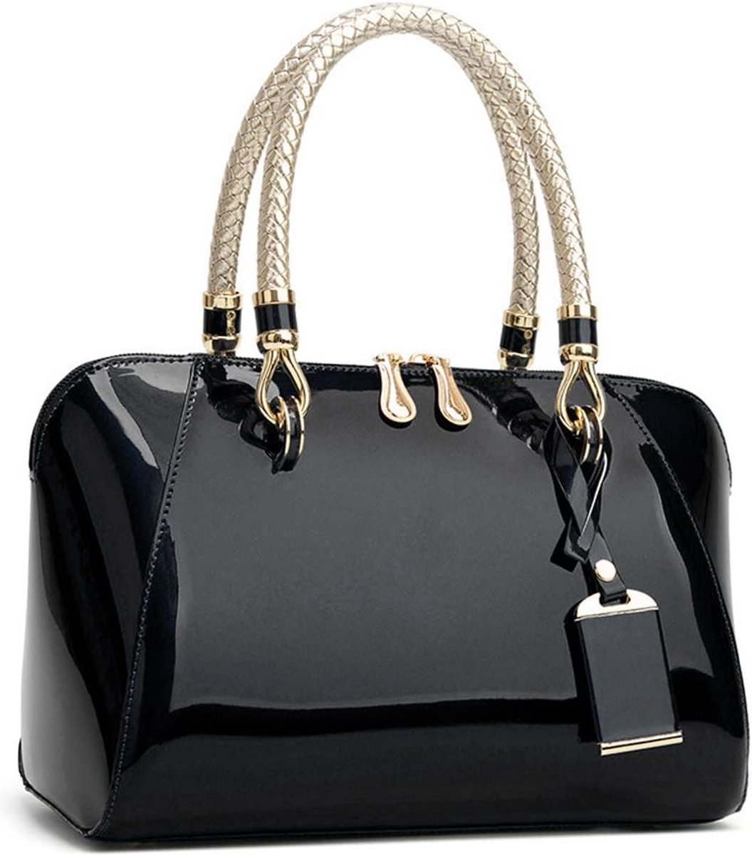 Modieuze damesschoudertas van lakleer - elegante handtas voor vrouwen - waterdichte damestas voor bruiloften en feestjes - clutch voor winkelen