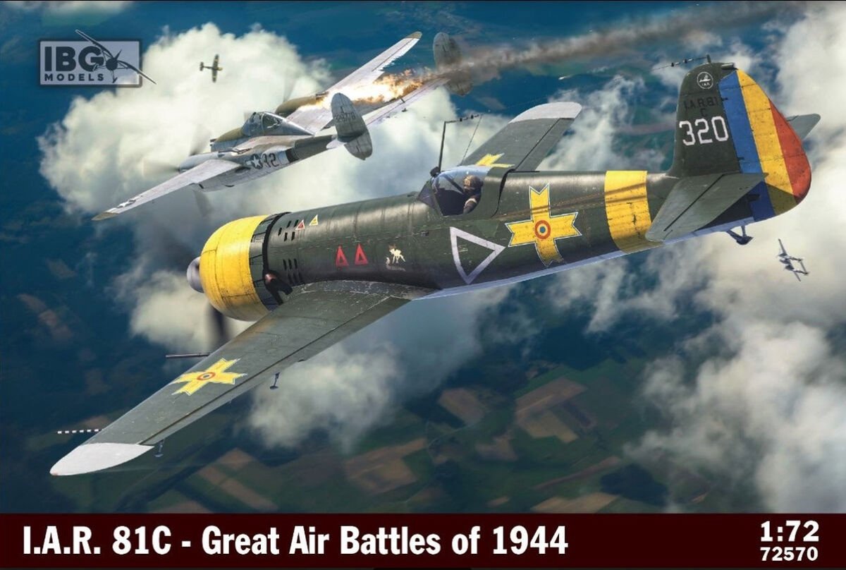 IBG Models Modelbouwpakket Vliegtuigen - 72570 IAR 81C - IAR#039 grootste luchtgevecht - Propeller Vliegtuig Plastic - 1:72 - Modelbouw