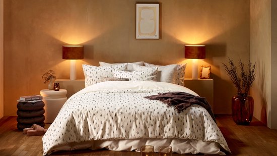 De Witte Lietaer Dekbedovertrek, Dentree Soft White - 240 x 220 cm + 2x 60x70 cm - Katoen flanel van De Witte Lietaer — afbeelding 5
