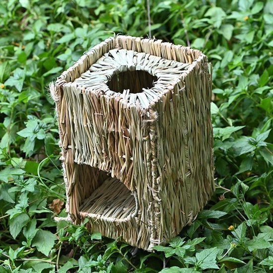 6-Delige Cavia Huisje Hout - Cavia Speelgoed - DIY Hamsterkooi Spullen - Hamster Huisje - Knaagdier Speeltjes - Huisdieren webshop