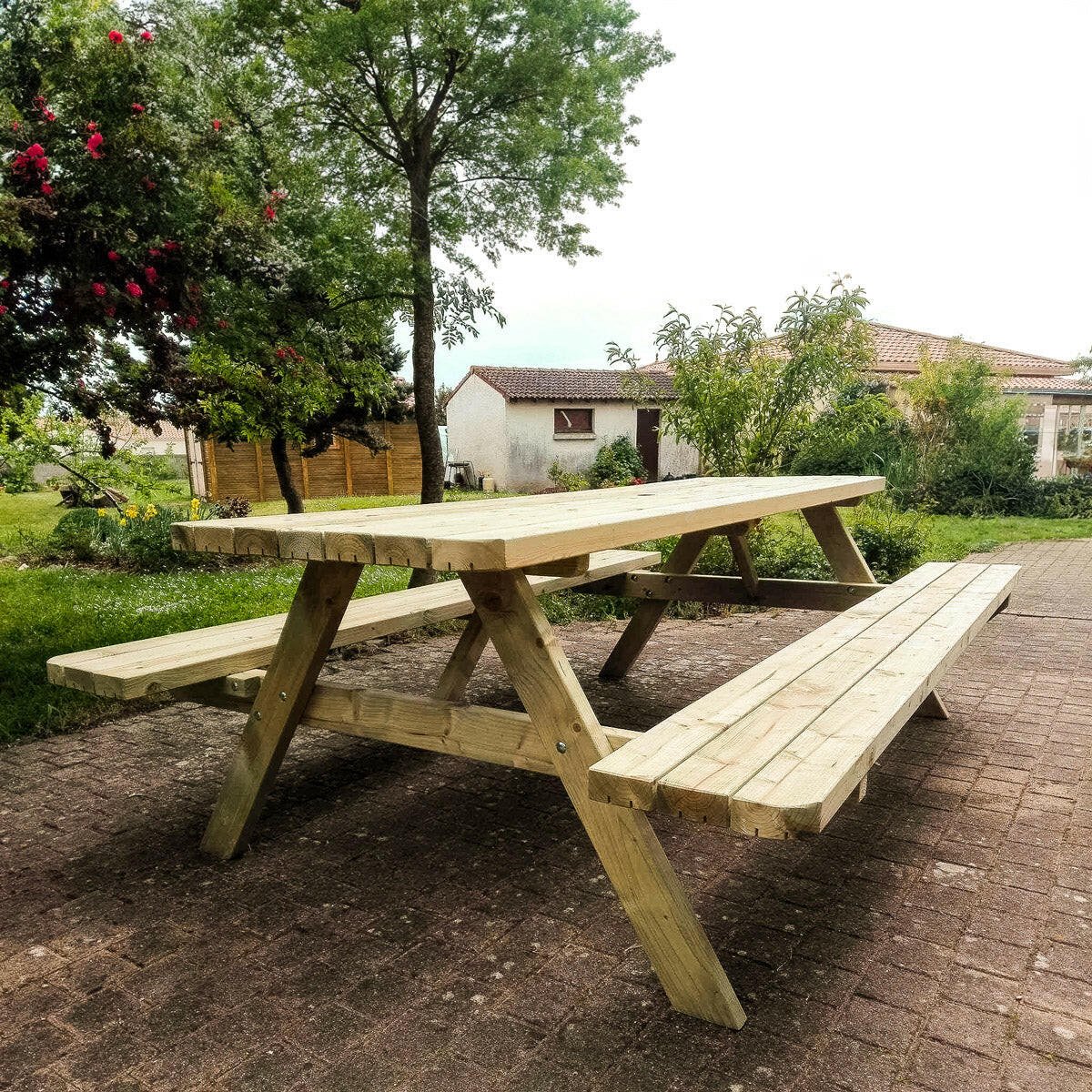 Picknicktafel 240 cm royal KING ® / 4.5 cm dikte