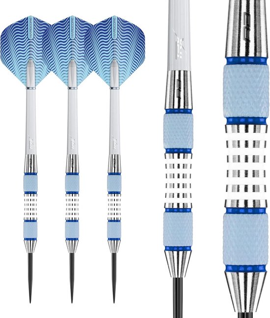 Stag Tungsten Darts Set - 21-30 Gram with Flights and Stems van Stag — afbeelding 5