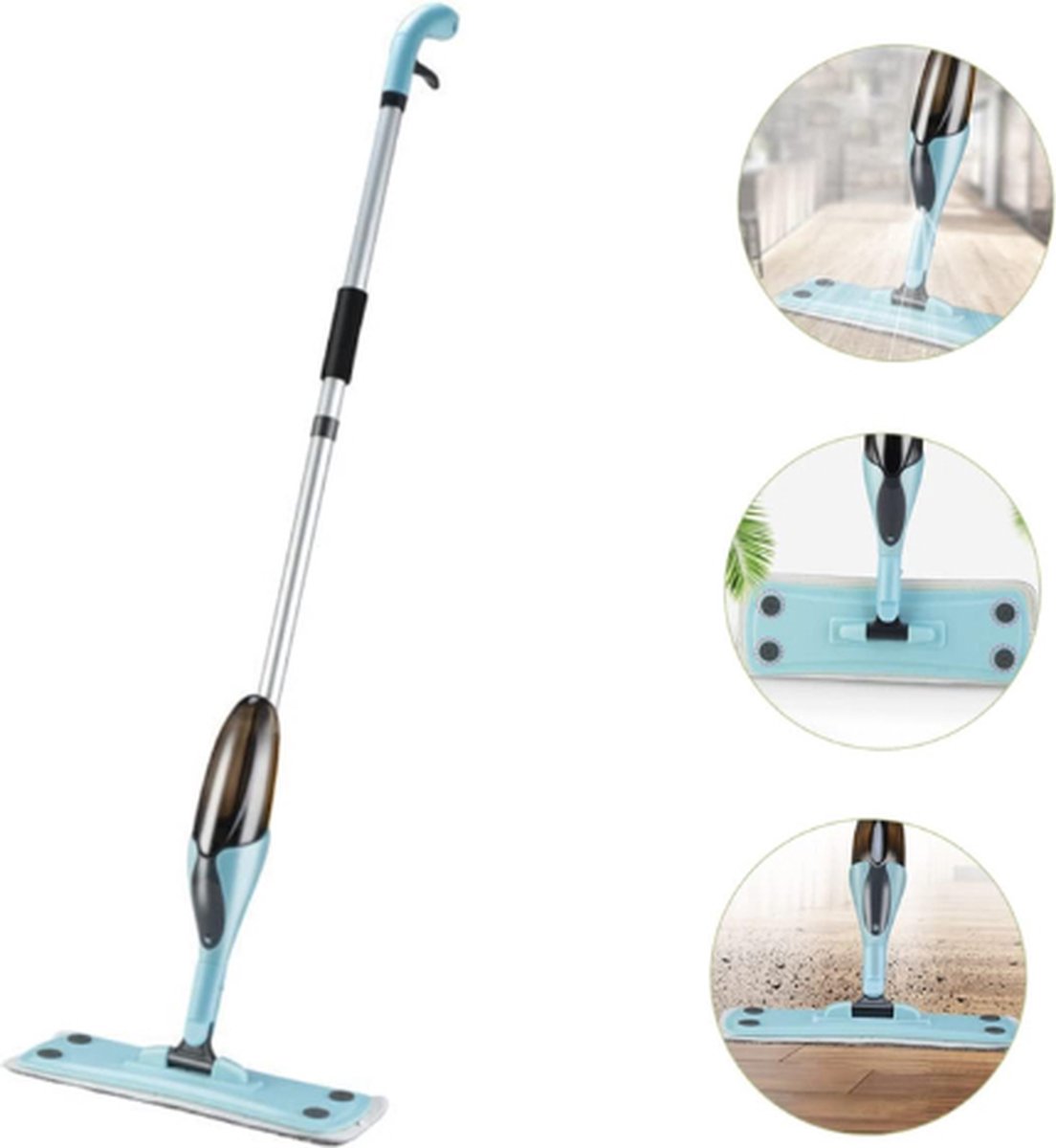 Brash Dweilset Dweilsysteem Dweilset Met Spray Vloerreiniger Mop Set Microvezelmop met spraysysteem