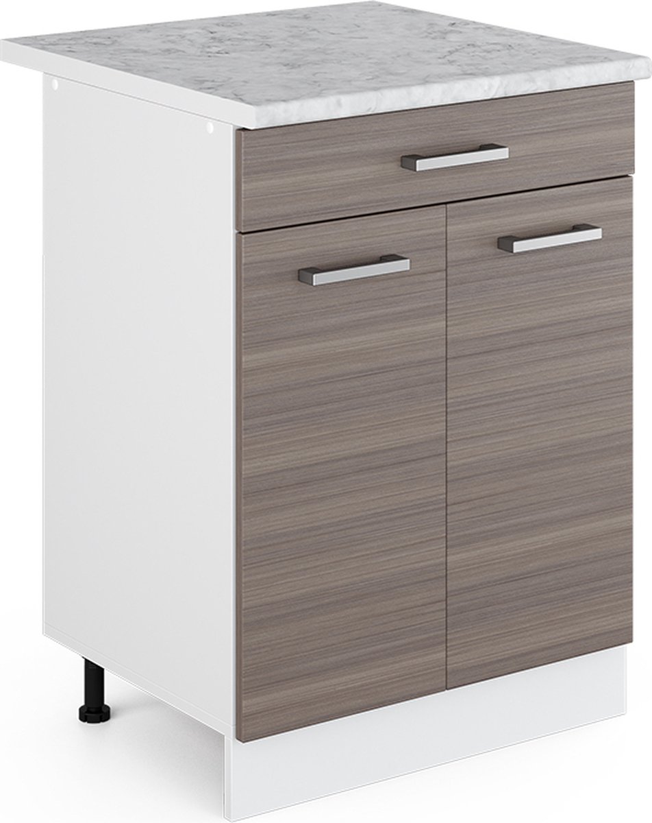 Vicco R-Line Universele onderkast – 60 cm met laden Grijs