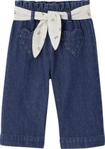 Vertbaudet Wijde babyjeans met knoopriem