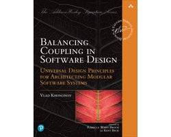 Omslag van Addison-Wesley Signature Series (Vernon)- Balancing Coupling in Software Design
