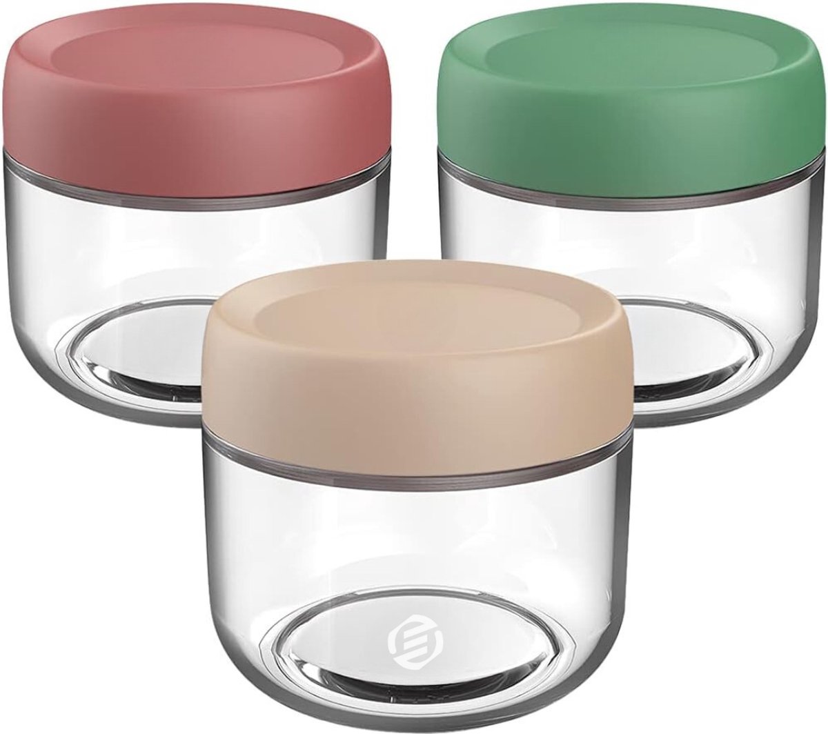 Equivera Overnight Oats Potjes - Muesli Beker - Mason Jar - Havermout - Set - Must have voor jouw ontbijt