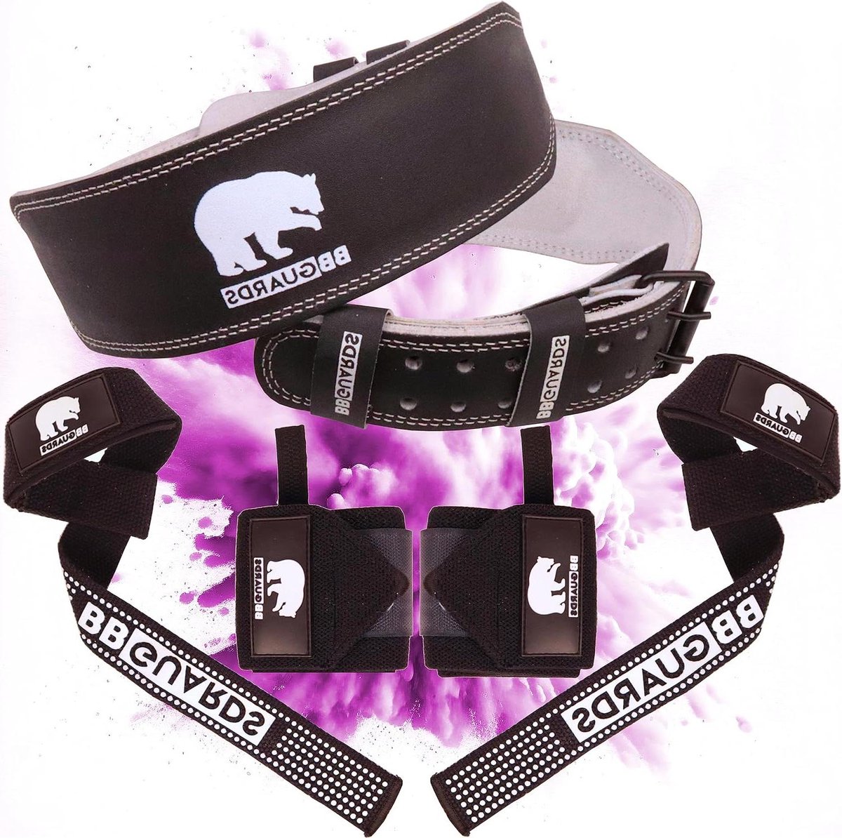 Verbeter je prestaties met gewichtheffersmouwen en lendensteunriem - gym, crossfit, powerlifting, heren en dames XL