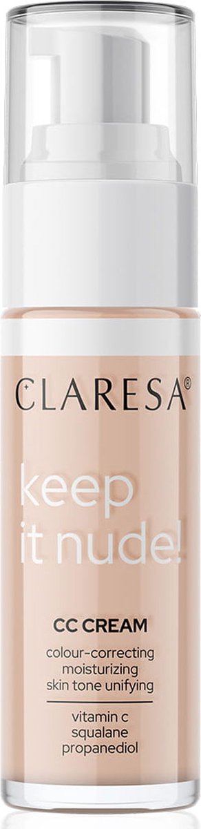 Claresa Keep It Nude! CC Cream 102 Warm Medium 33gr.