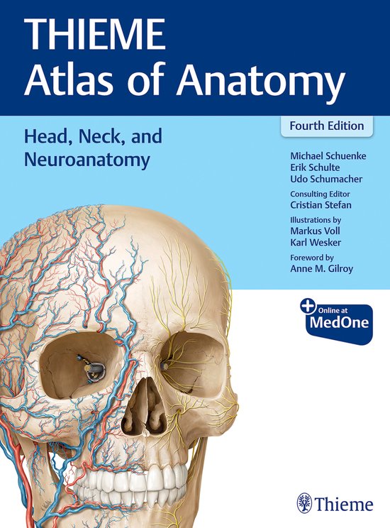 Head, Neck, and Neuroanatomy (THIEME Atlas of Anatomy) - cover