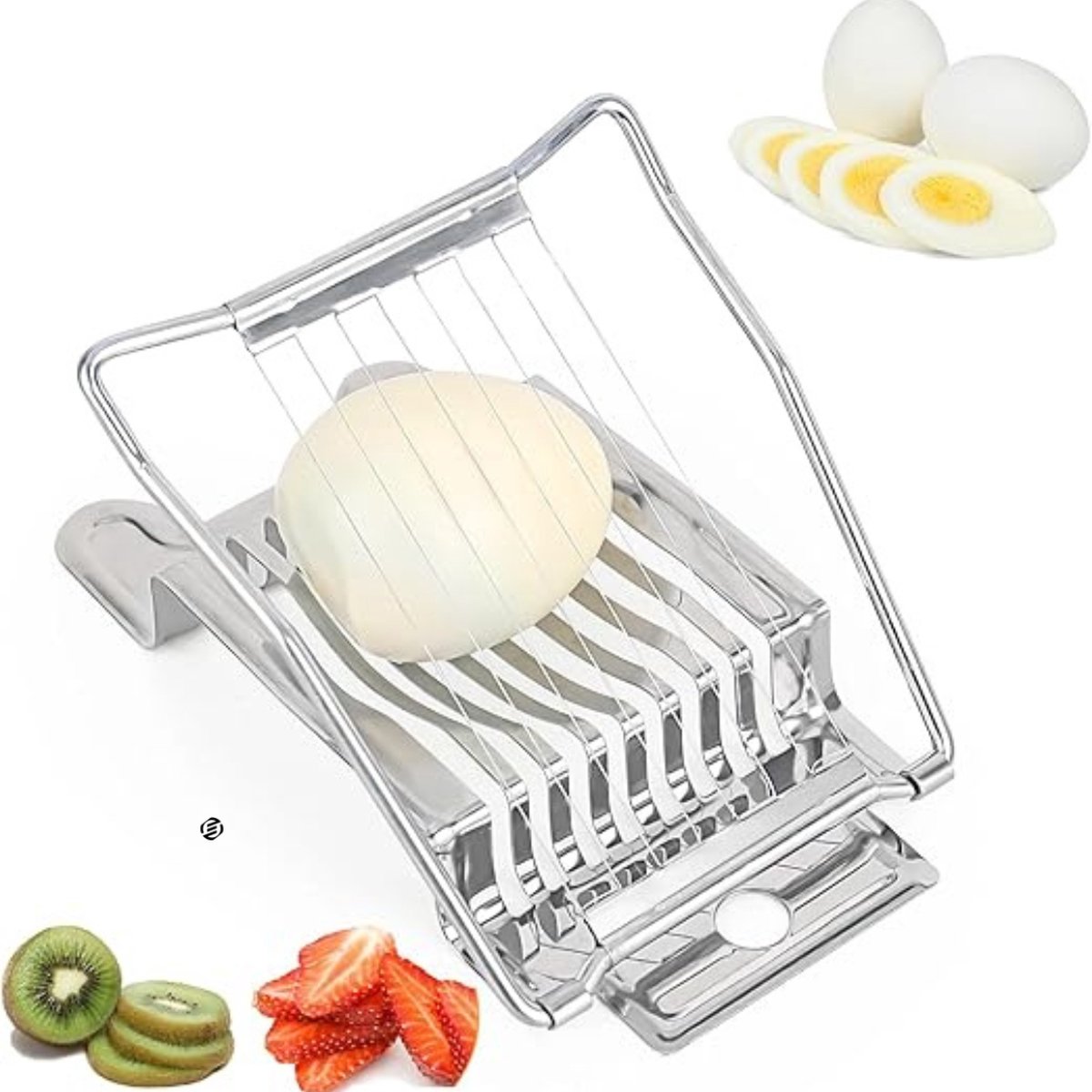 Equivera Eiersnijder - Eiersnijer - Eier Snijder - Eiersnijders - Champignonsnijder - Keukenbenodigdheden - Keuken Accessoires - Eiergereedschap - Egg Slicer
