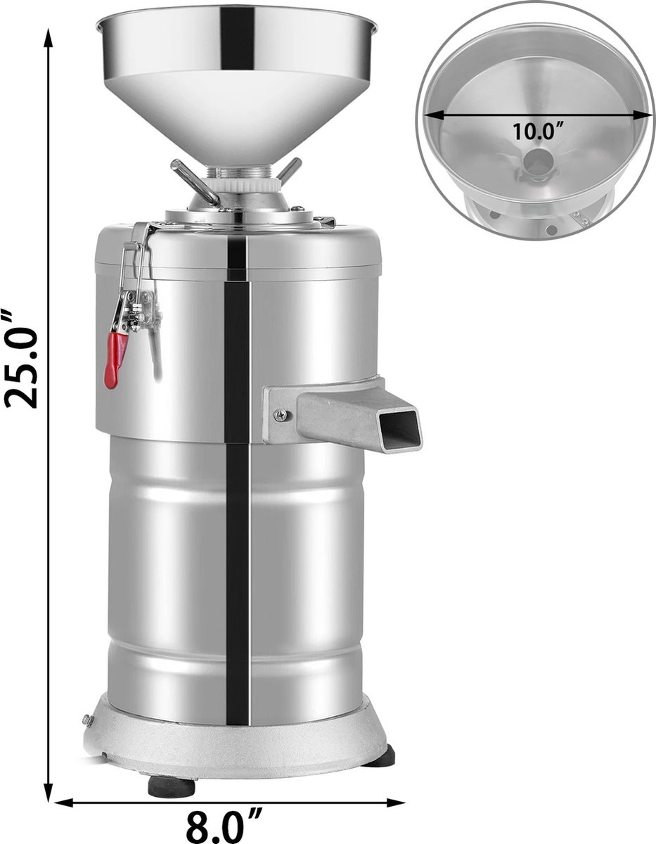 Pindakaasroerder past 16-36oz potten, met spatel, roestvrijstalen mixer, voor het mengen van verschillende boter en jam