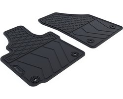 Rubber Automatten geschikt voor Volkswagen Caddy - 2004-2020 - 2-delig - Uitvoering: 2-zits
