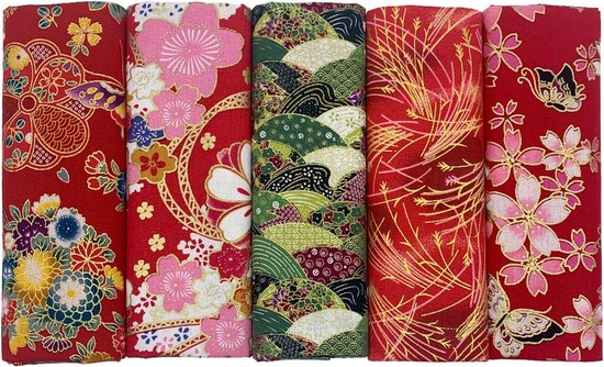 Equivera Furoshiki - Papier d'emballage passe-partout - Zéro déchet - Papier d'emballage durable - Papier d'emballage - Tissu d'emballage