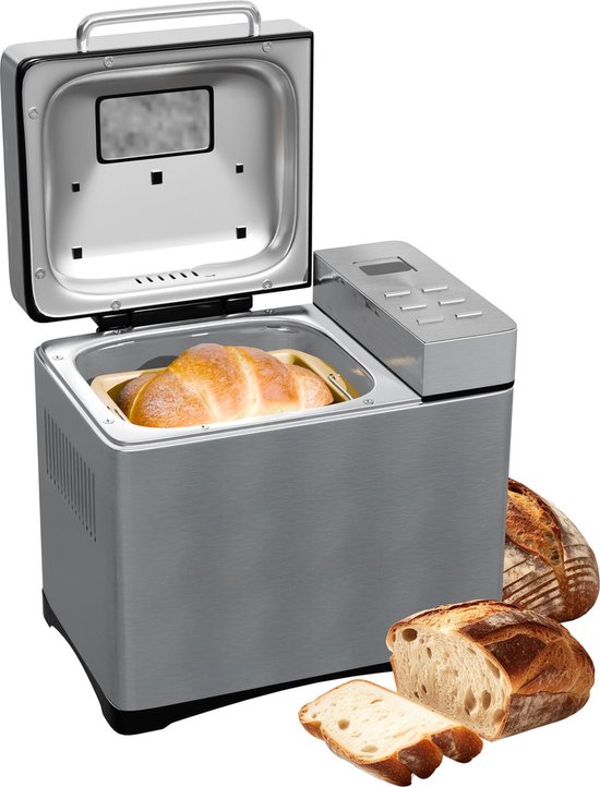 Skoov BroodbakMachine - 19 programma's - Tot 1000 gram - Glutenvrij programma - Timer - Keuken - Machines - Broodmachine - 650W - RVS