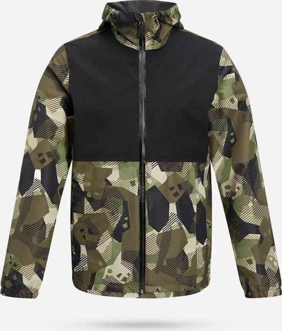 Mo Heren Hail Parka Jas Antraciet Mix