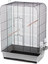 Bol.com Duvo+ Nina - Vogelkooi - Zwart - 54 x 34 x 75 cm aanbieding