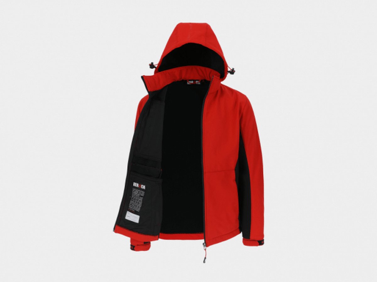 Herock Trystan Softshell Jas Rood XXL
