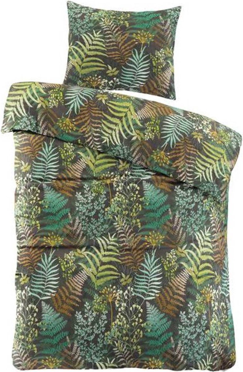 Day Dream Linde - Dekbedovertrek - Eenpersoons - 140x200/220 cm - Zwart
