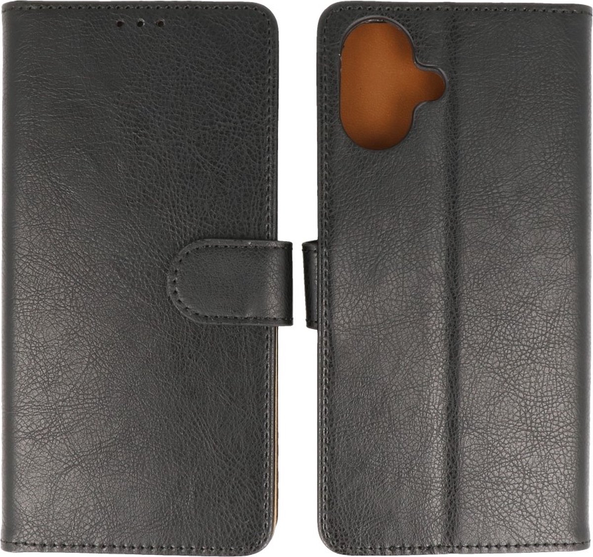 Hoesje Geschikt voor iPhone 16 - Fashion Telefoonhoesje Backcover - Siliconen Hoesje - Zwart