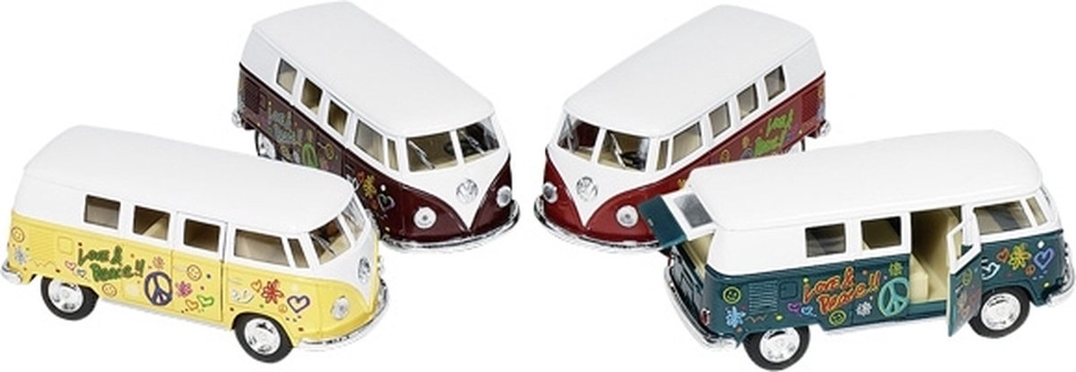 Goki Volkswagen Classic Bus (1962), die-cast,1:32, L= 13,5 cm