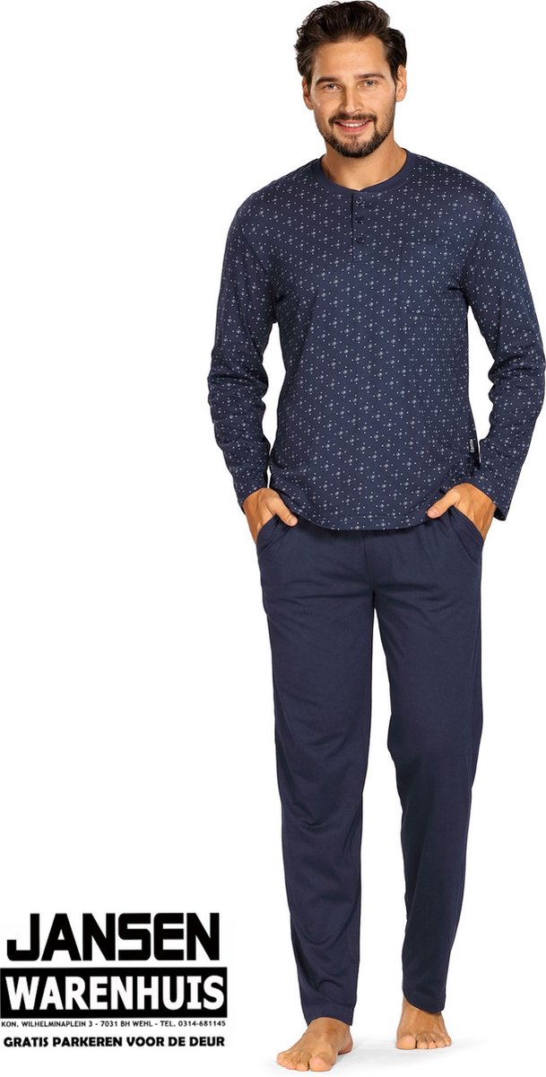 Heren Pyjama 'Blue Diamond'