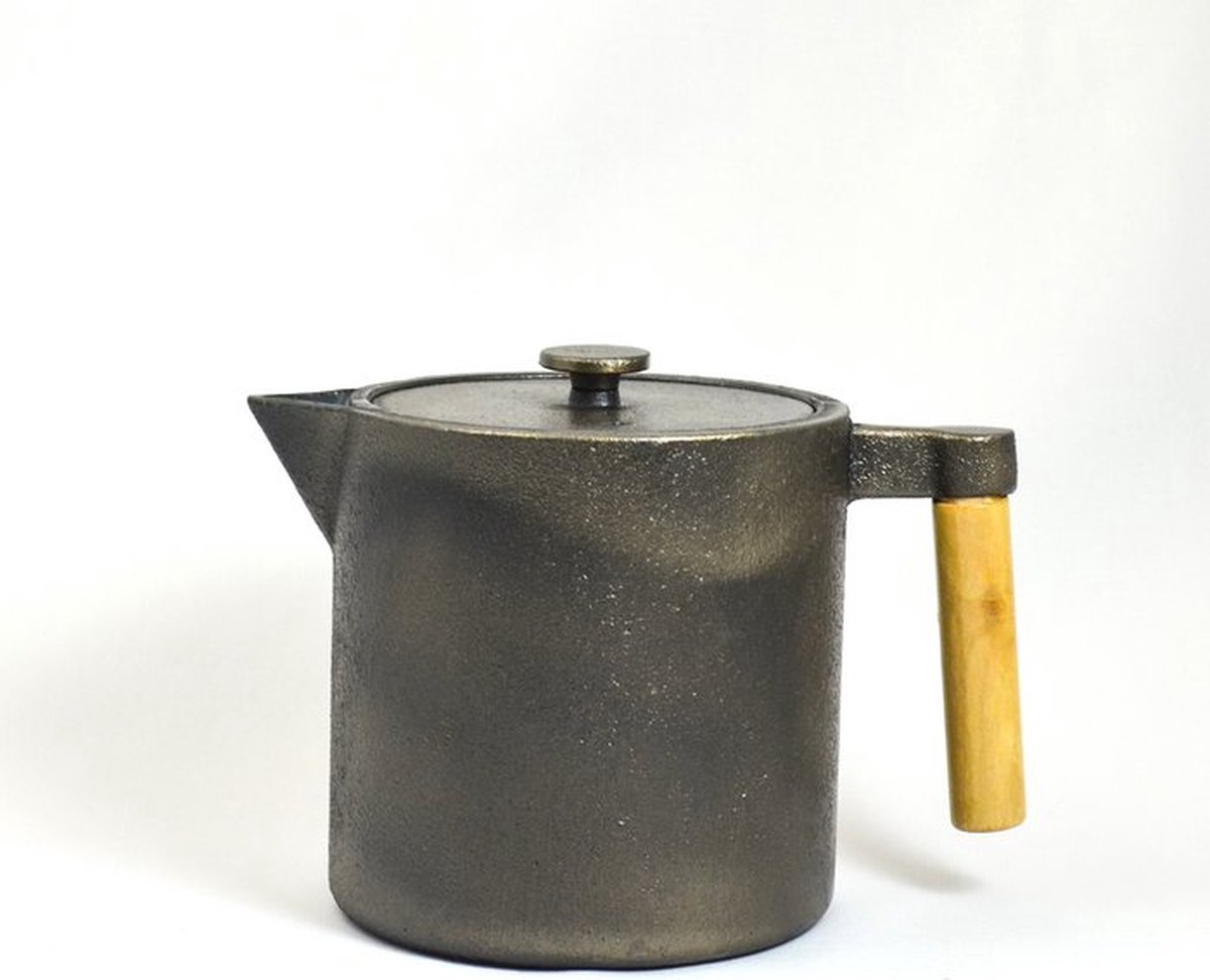 Chiisana 0.9l gietijzeren theepot, ijzeren koffiepot