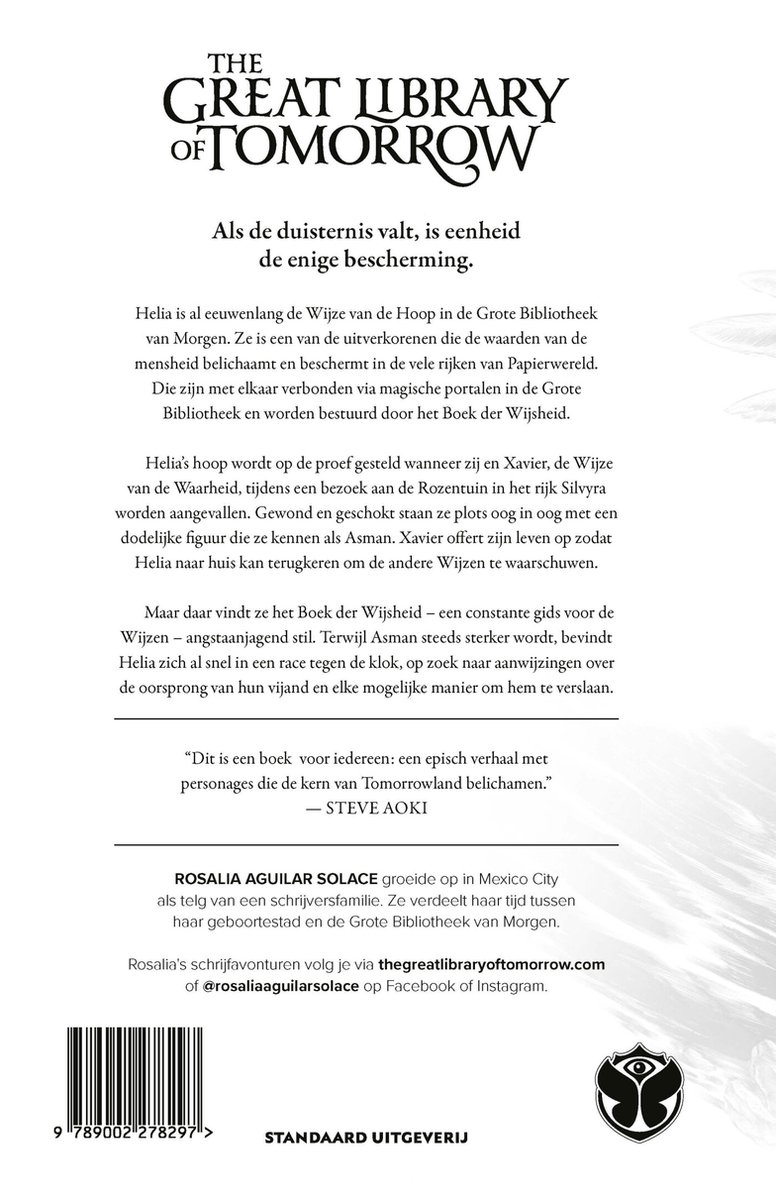 Het boek der wijsheid - The Great Library of Tomorrow - back cover