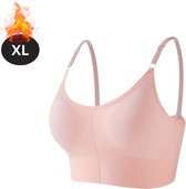 BH Zonder Beugel - Zonder Bandjes - Push-up Bh's - Comfort Beha - Gemengd - Roze - Maat XL