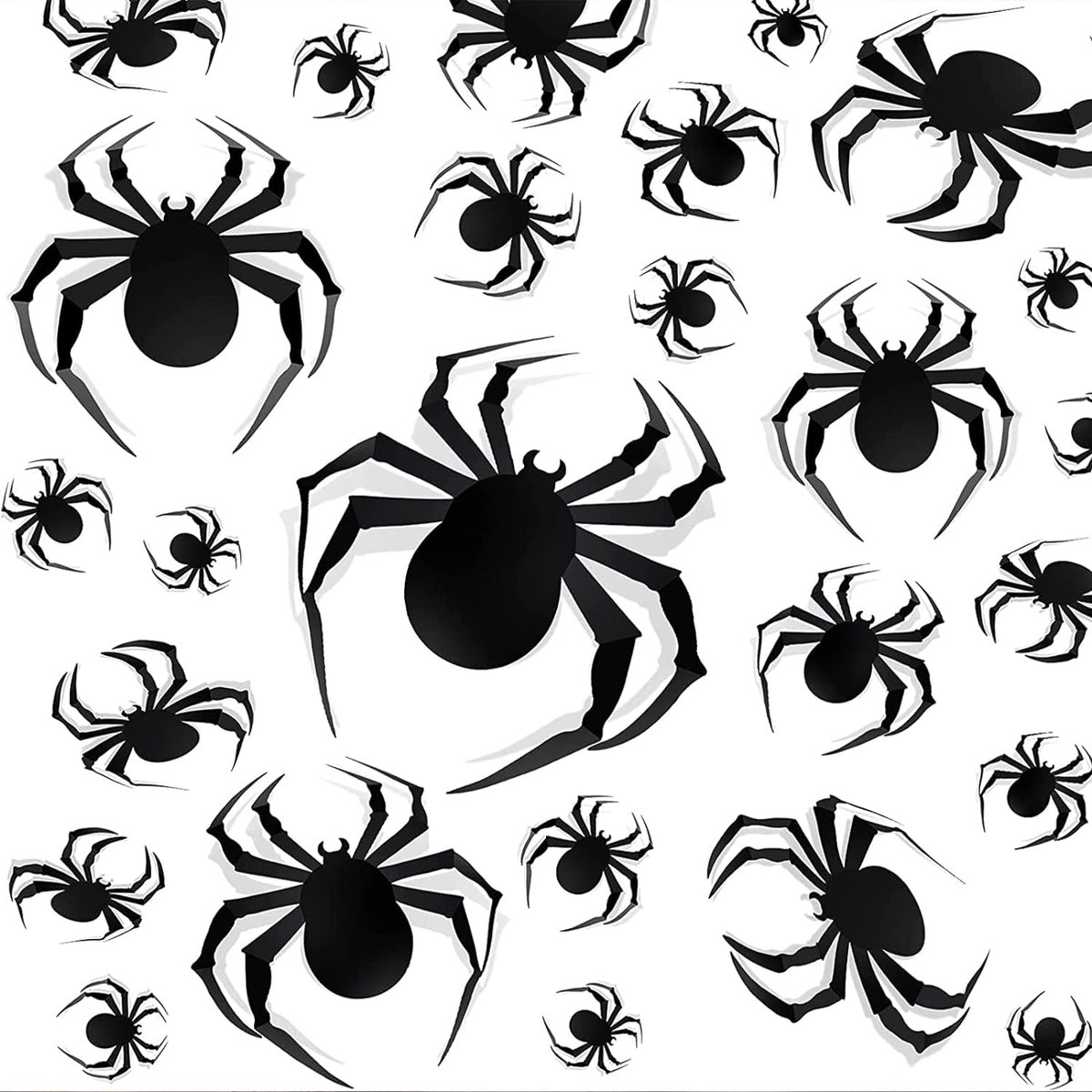 Equivera Halloween Decoratie - Halloween Versiering - Horror Versiering - voor Binnen en Buiten - Spin, Heks, Skelet, Pompoen en Spoken - 2024