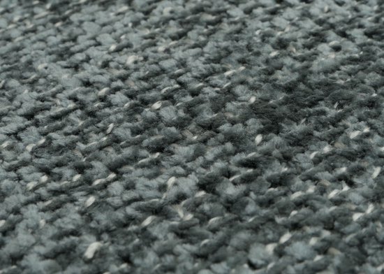 Canapé MCW-H70, canapé de salle à manger canapé rembourré, dossier tissu/textile chenille acier inoxydable brossé 180cm ~ bleu-vert