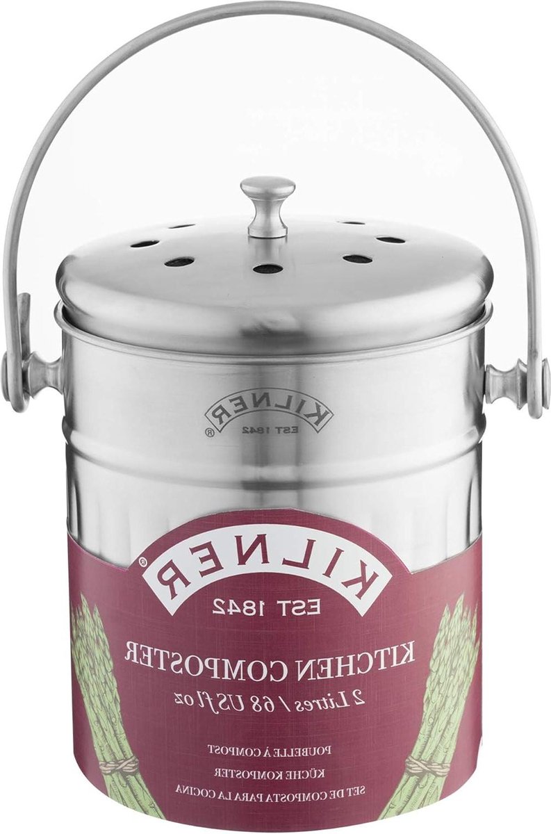 2 Liter Keuken Compost Bin Duurzame Voedselafval Composter
