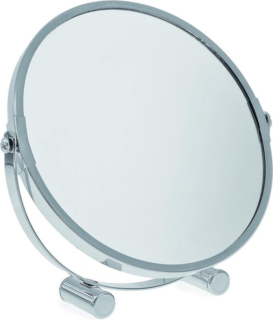 Witte moderne Kaptafel, make up tafel Ronde spiegel kaptafel stoel, massief houten Make-uptafel met laden, 3 kleuren verstelbare Make-up ijdelheidstafel met verlichting (Color : White Gold Table Legs