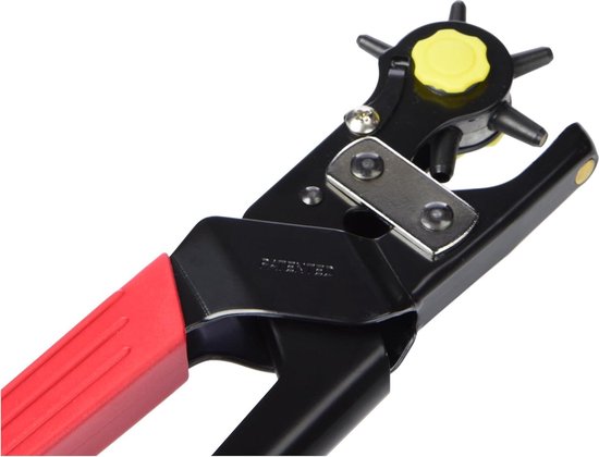 Rayher 22599000 Professionele Gatentang, Met 6 Fluitjes, Gatdiameter 2 4 5 Mm Revolgattang Hefboomoverbrenging Voor Het Ponsen En Stansen Van Leer Andere Materialen Riemgattang Stans 753729185
