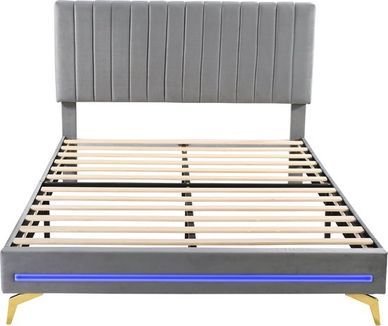 YESGIGA Gestoffeerd bed, uittrekbare slaapbank, 90/180 x 200 cm, met lattenbodem, multifunctioneel bed van huidvriendelijke fluwelen stof, donkergrijs