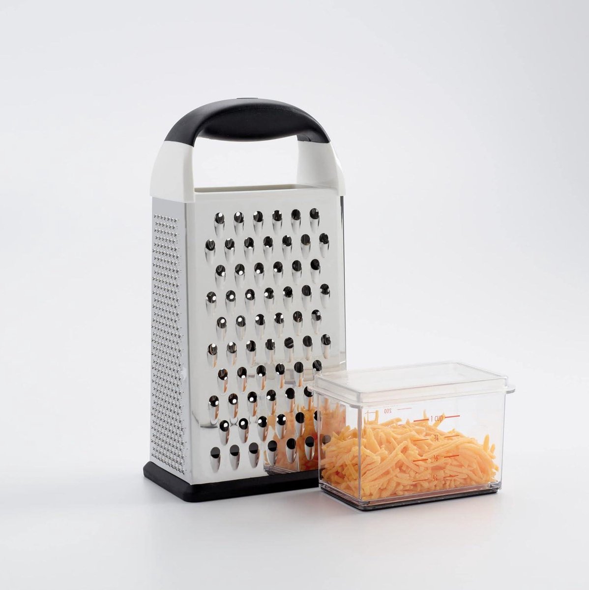 Blokrasp met ergonomisch handvat voor goede grip - Rasp voor Groenten en Kaas Raspen