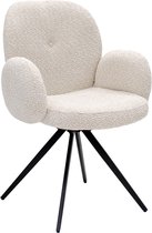Kick draaistoel Raf - creme