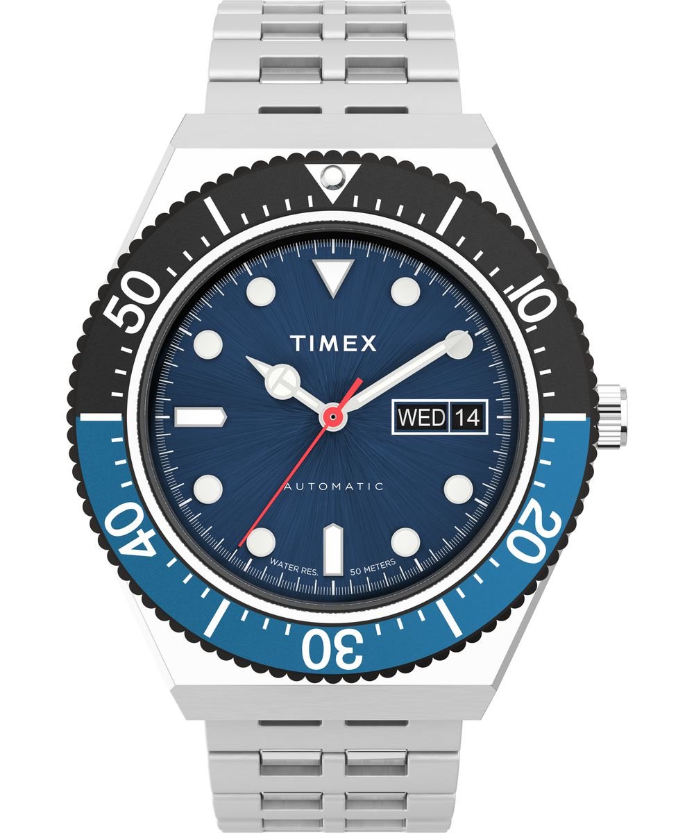 Timex M79 TW2V25100 Horloge - Staal - Zilverkleurig - Ø 40 mm