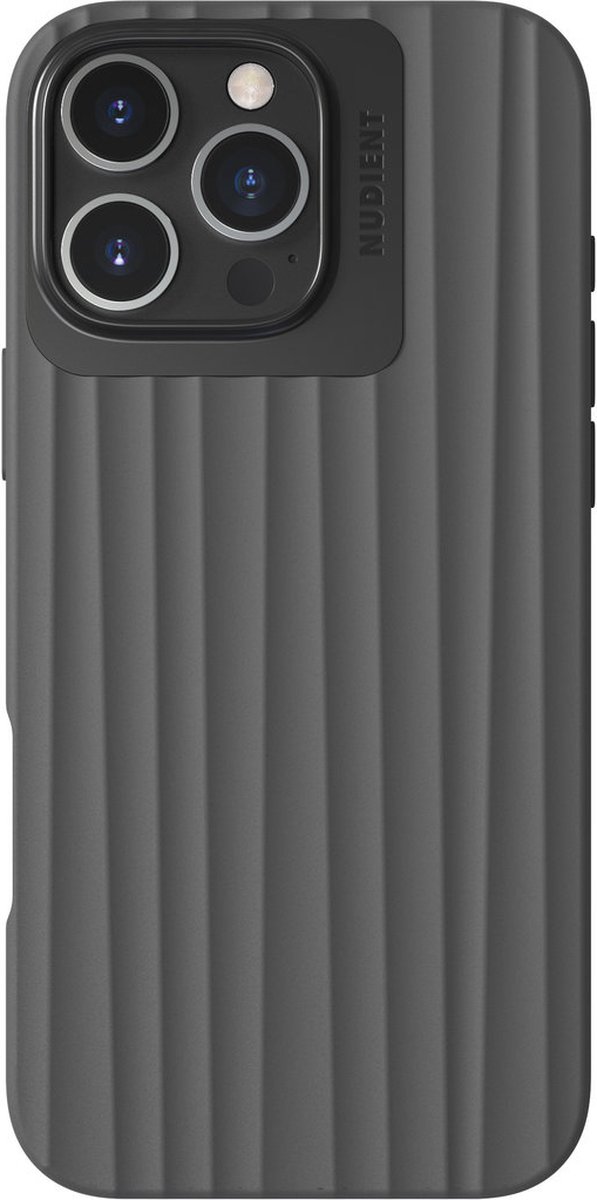 Nudient Bold MagSafe Case geschikt voor Apple iPhone 16 Pro Max Storm - Zwart