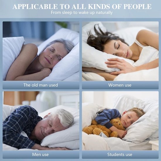 White noise - White noise machine - Witte ruis - met timerfunctie - Slaaphulp - Slaaphulp volwassenen - Slaaphulp baby — afbeelding 2